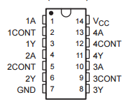 sn75189 - so14 entegre pin dizilimi