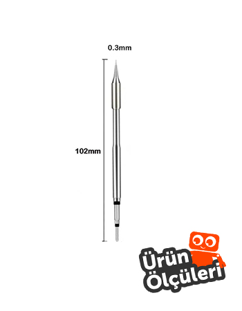 Bakon C2245-030 Shape-0.31 Havya Uç (1 Adet) Ölçüleri