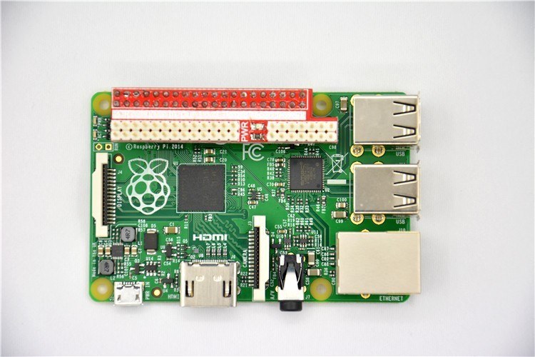 raspberry pi üzerine takılı 40pin-26pin dönüştürme kartı
