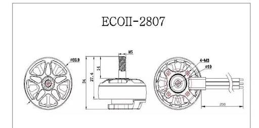 fpv-yaris-drone-emax-eco-II-2807-6S-1300KV-3