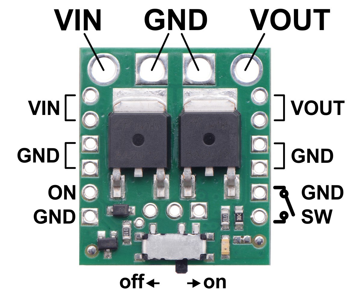 mosfet'li yüksek güçlü sürgü anahtar devresi - pl-2815 pin bağlantıları 1