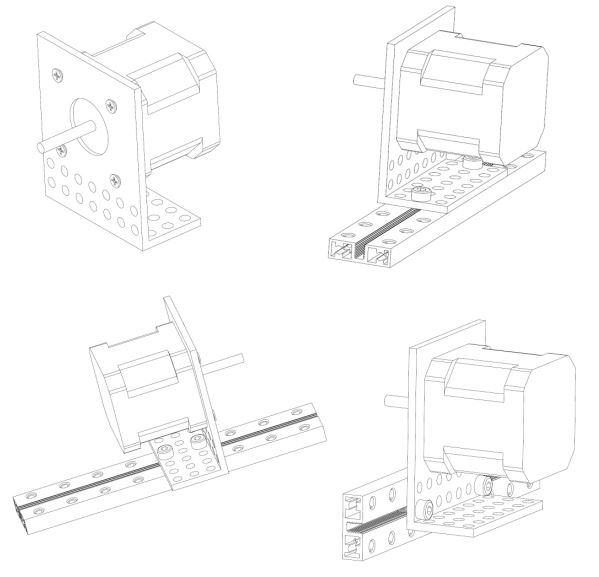 42BYG stepper motor connection type