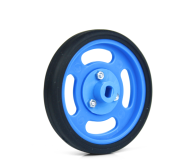 60x11 mm blue color snap-on wheel
