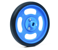 70x11 mm blue color snap-on wheel