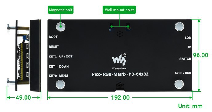 pico-rgb-matrix-olculer