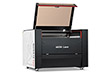 Aeon Nova10 S 国精品无码一区二区三区在线  Professional CO2 Laser Cutter and Engraver three-quarter view with lid open